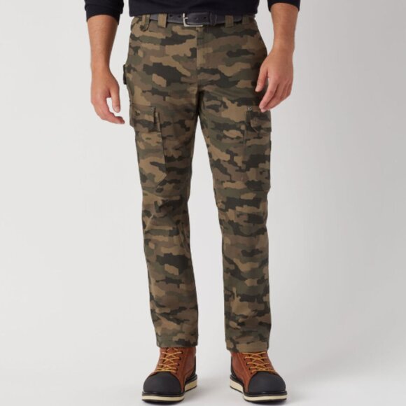 Duluth Trading Co Flex Fire Hose Camo Cargo Work Pants Men's 36 x 34 - Picture 1 of 11